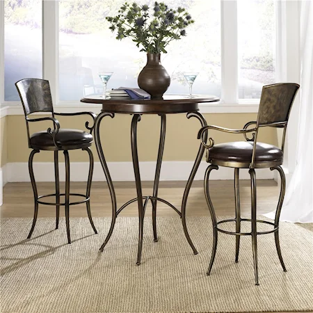 Round Bistro Table & Stool Set